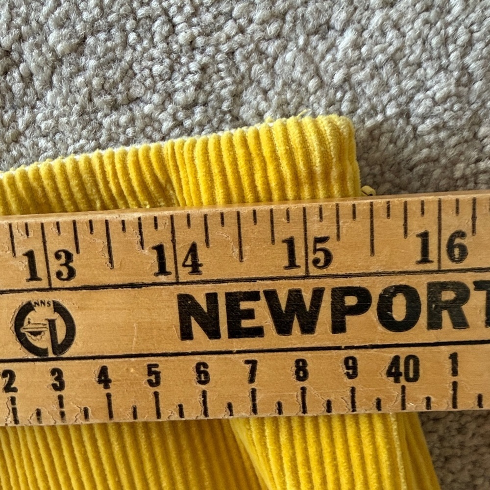 Maeve by Anthropologie Mustard Yellow Corduroy Super Wale Skirt size 6 - Picture 9 of 9